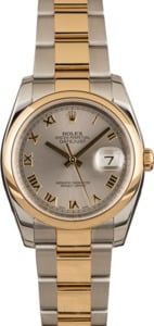 Pre-Owned Rolex Datejust 116203 Slate Dial