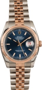 Used Rolex Datejust 116231 Blue Luminous Dial