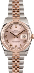Pre Owned Rolex Datejust 116231 Rose Roman Dial