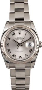 Rolex Datejust 116234 Rhodium Steel Oyster