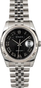 Rolex Datejust 116234 Black Jubilee Dial
