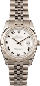 Rolex Datejust 116234 Jubilee w/ White Dial