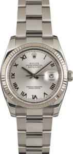 PreOwned Rolex Datejust 116234 Rhodium Roman Dial