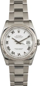 Used Rolex Datejust 116234 White Dial