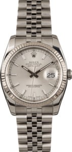 Pre Owned Rolex Datejust 116234 Silver Dial