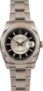 Pre-Owned Rolex 36MM Datejust 116234 Tuxedo Dial T