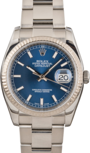 Rolex Datejust 116234 Blue Dial Steel Oyster