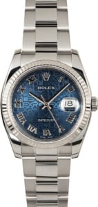 Rolex Datejust 116234 Blue Jubilee Dial