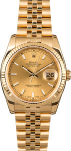 Men's Rolex Datejust 116238 Yellow Gold Jubilee