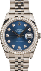 Rolex Datejust 116244 Blue Diamond