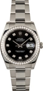 Rolex Datejust 116244 Black Diamond Dial