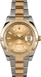 Pre-Owned Rolex Datejust II Ref 116333 Champagne Index Dial
