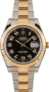 Pre Owned Rolex Datejust 116333 Black Arabic Dial