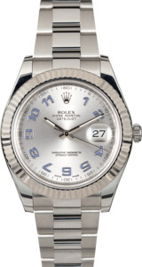 Rolex Datejust 116334 Silver Arabic Dial