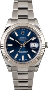 Men's Rolex Datejust II Ref 116334 Blue Dial