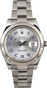 Used Rolex Datejust 116334 Lilac Arabic Hour Markers
