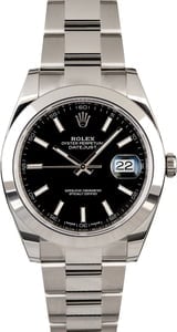 PreOwned Rolex Datejust 126300 Steel Oyster