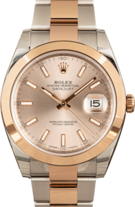 PreOwned Rolex Datejust 126301 Two Tone Everose Oyster