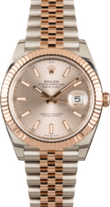 Pre-Owned Rolex Datejust 126331 Two Tone Everose Jubilee