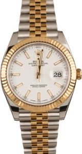 Pre-Owned Rolex Datejust 126333 White Dial T