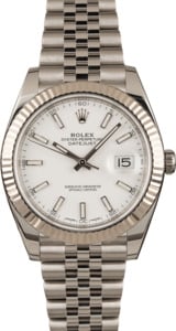 Pre Owned Rolex Datejust II Ref 126334 White Dial