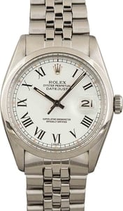 Rolex Datejust 16000 White Buckley Dial