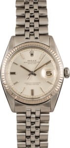 Vintage Rolex Datejust 1601 Silver 'Pie Pan' Dial