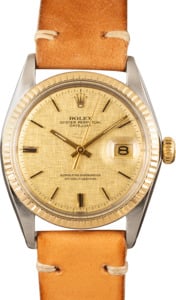 Pre Owned Rolex Datejust 1601 Leather Strap