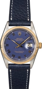 Rolex Datejust 16013 Blue Roman Dial