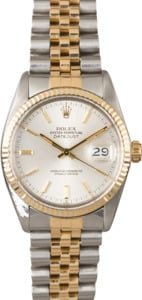 Silver Dial Rolex Datejust 16013