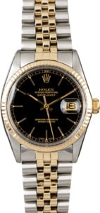 Used Rolex Datejust 16013 Black Dial