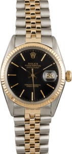 Pre-Owned Rolex Datejust 16013 Black Dial