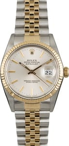 Pre-Owned Rolex Datejust 16013 Slate Index Dial