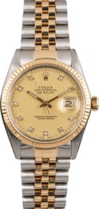 Pre Owned Rolex Datejust 16013 Diamond Dial