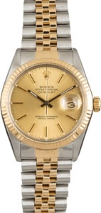 Used Champagne Dial Rolex Datejust 16013
