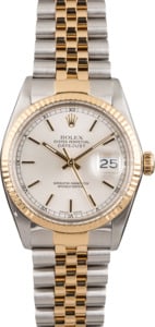 Pre Owned Silver Dial Rolex Datejust 16013