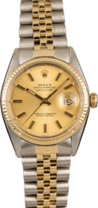 Pre-Owned Two Tone Rolex 16013 Datejust T