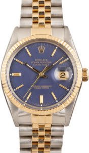 Men's Rolex Datejust 16013 Blue Dial