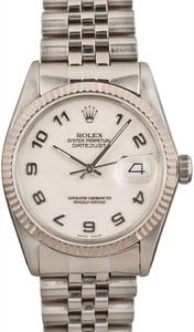 Rolex Datejust White Jubilee Dial 36MM Stainless Steel Jubilee (1984)