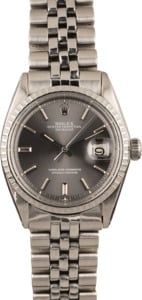 Pre Owned Rolex Datejust 1603 Slate 'Pie Pan' Dial