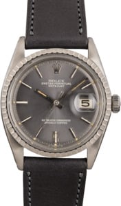 Rolex Datejust 1603 Slate 'Pie Pan' Dial