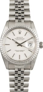 Used Rolex Datejust 16030 Silver Index Dial