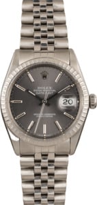 Pre-Owned Rolex Datejust 16030 Slate Index Dial