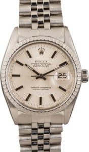 Pre-Owned Rolex Datejust 16030 Silver Dial