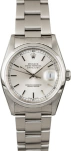 Rolex Datejust 16200 Silver Dial Steel Oyster