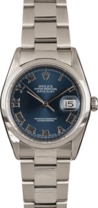 Pre-Owned Rolex Datejust 16200 Roman Markers