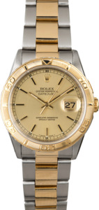 Two Tone Rolex Datejust 16203 Champagne Dial