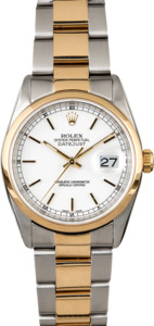 Rolex Datejust 16203 Two Tone Oyster Band