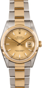 Used Rolex Datejust 16203 Champagne Dial