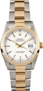 Rolex Datejust 16203 White Index Dial